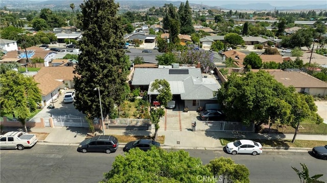 12036 Jouett St, Sylmar, CA 91342 - aerial perspective of suburban area with mountains