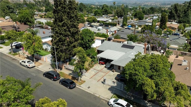 12036 Jouett St, Sylmar, CA 91342 - aerial perspective of suburban area
