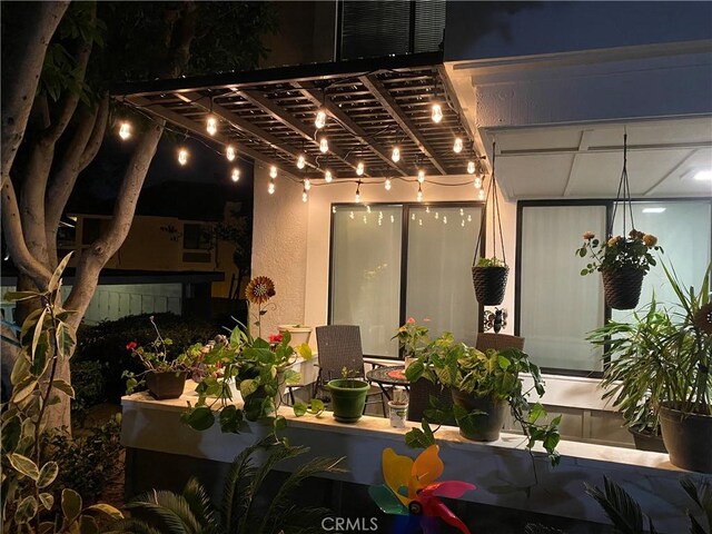 22272 Redwood Pointe Unit 5C, Lake Forest, CA 92630 - view of patio at night