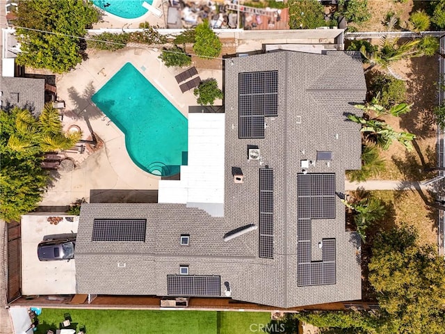 drone / aerial view