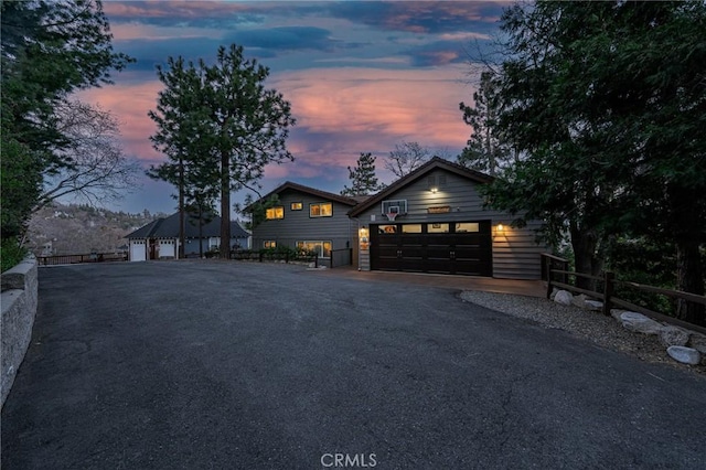 27550 N Bay Rd, Lake Arrowhead, CA 92352 - rustic home with a garage and an outdoor structure
