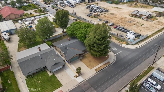 aerial view featuring a residential view