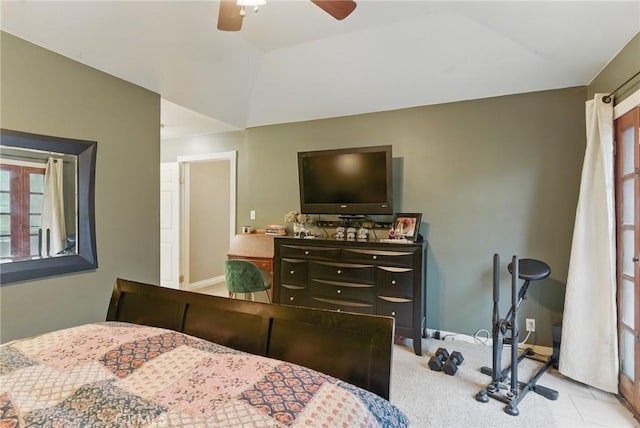 24980 Sunset Way, Tehachapi, CA 93561 - bedroom featuring baseboards and a ceiling fan