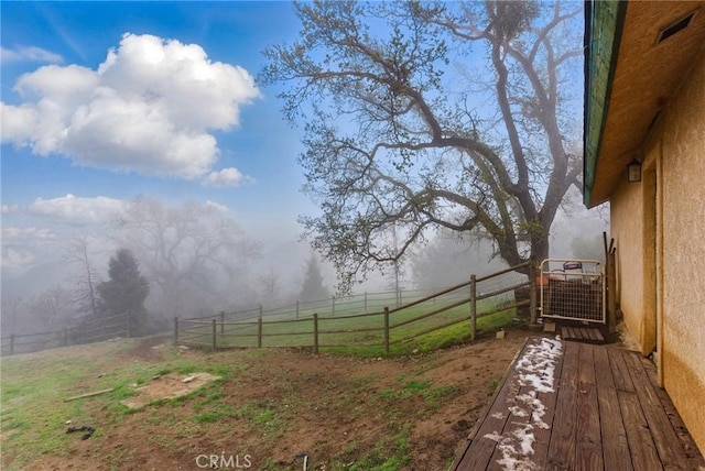 24980 Sunset Way, Tehachapi, CA 93561 - view of yard featuring a view of rural / pastoral area