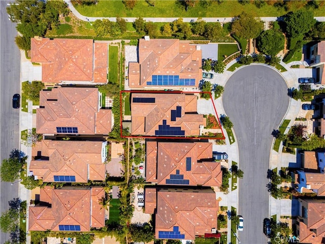 drone / aerial view