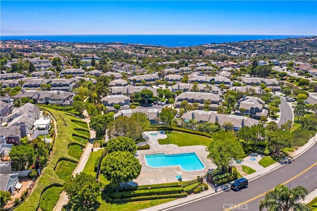 birds eye view of property featuring a residential view