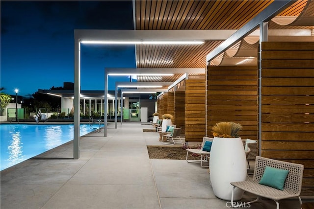 pool featuring a patio