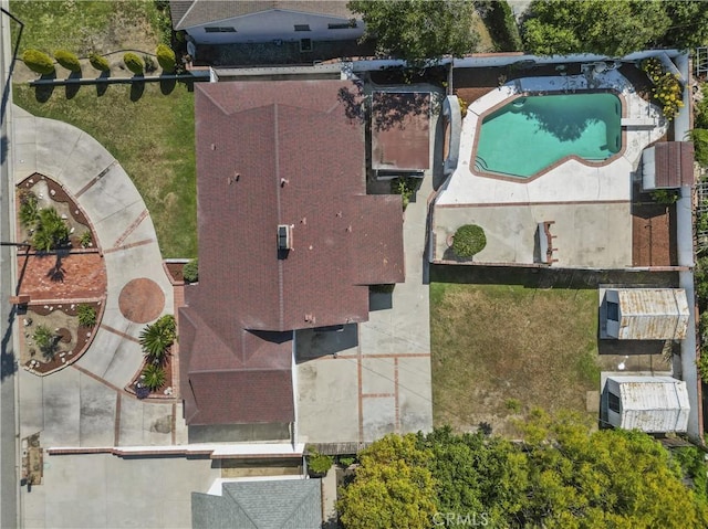 drone / aerial view