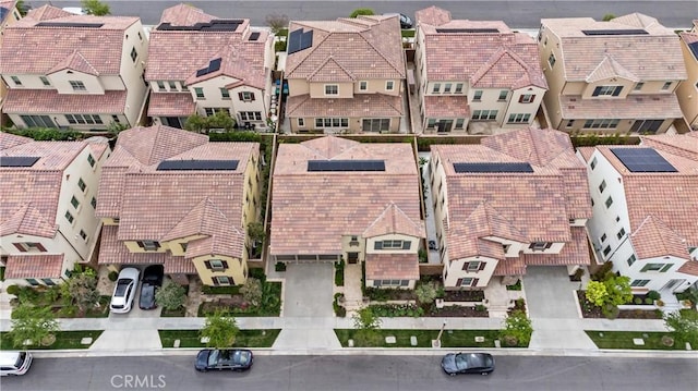 birds eye view of property featuring a residential view