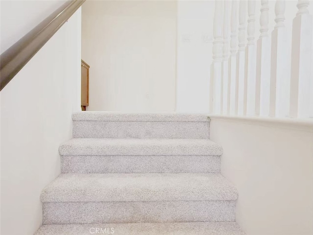 view of stairs