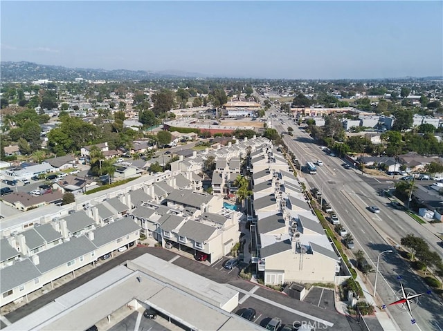 bird's eye view featuring a residential view