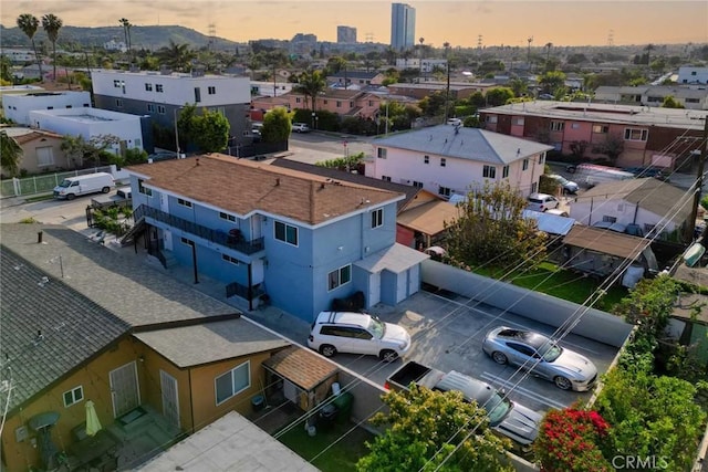 5459 Carlin St, Los Angeles, CA 90016 - aerial view at dusk with a residential view