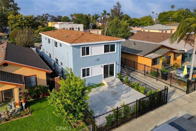 5459 Carlin St, Los Angeles, CA 90016 - drone / aerial view
