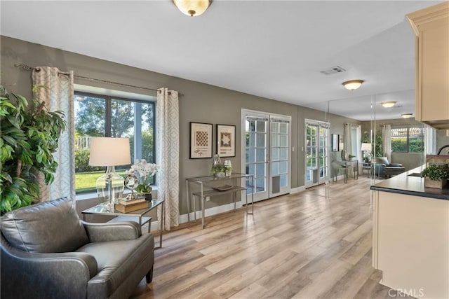 21340 Via Del Puma, Yorba Linda, CA 92887 - living area with light wood finished floors and baseboards