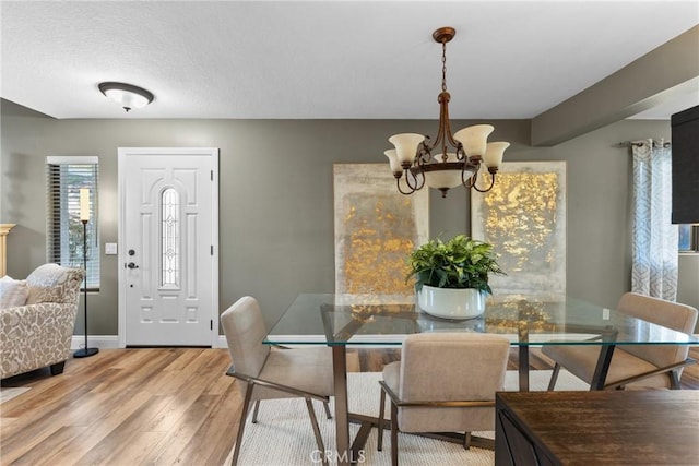 21340 Via Del Puma, Yorba Linda, CA 92887 - dining room with a chandelier and light wood finished floors