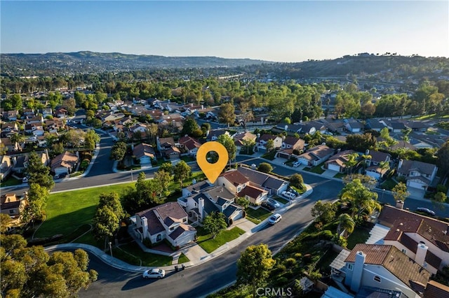 21340 Via Del Puma, Yorba Linda, CA 92887 - aerial view of property and surrounding area featuring nearby suburban area