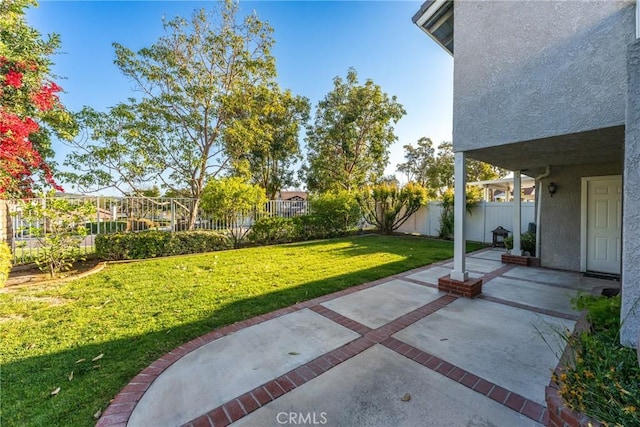 21340 Via Del Puma, Yorba Linda, CA 92887 - fenced backyard featuring a patio area