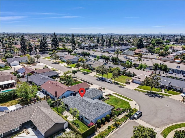 1467 N Kathleen Ln, Orange, CA 92867 - bird's eye view with a residential view