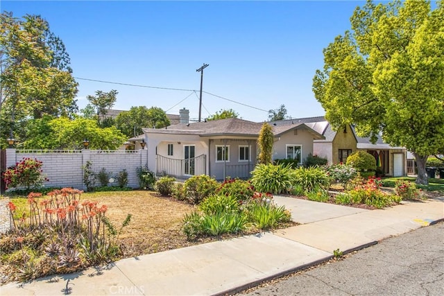 636 Harding Dr, Redlands, CA 92373 - ranch-style home with stucco siding and fence