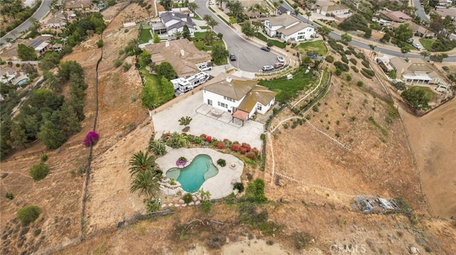 bird's eye view featuring a residential view