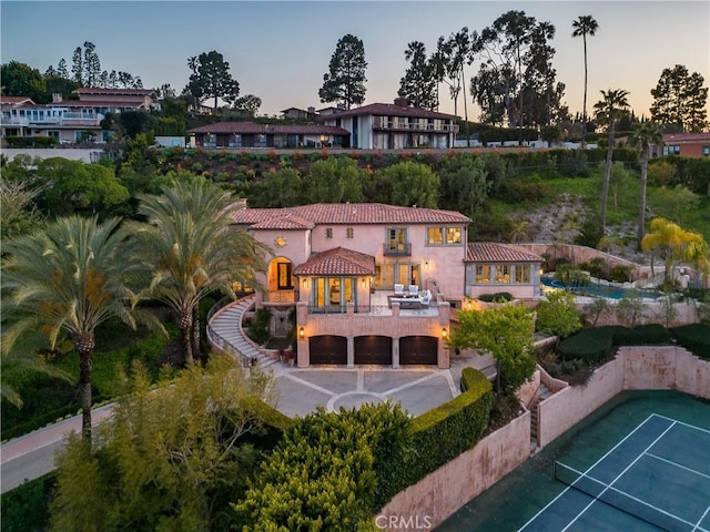 2008 Via Visalia, Palos Verdes Estates, CA 90274 - view from above of property