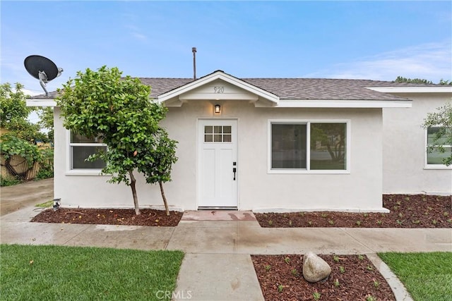 920 W Hollyvale St, Azusa, CA 91702 - view of front of house with roof with shingles and stucco siding