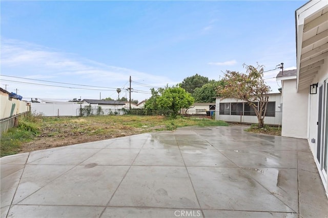 920 W Hollyvale St, Azusa, CA 91702 - view of patio / terrace featuring fence and a sunroom