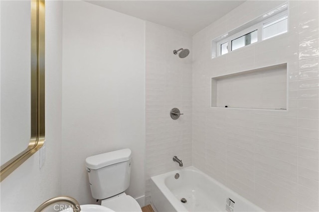 920 W Hollyvale St, Azusa, CA 91702 - bathroom featuring toilet and shower / tub combination