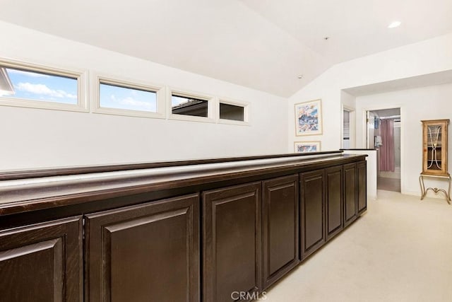 776 Avenida Salvador, San Clemente, CA 92672 - corridor featuring light colored carpet and vaulted ceiling
