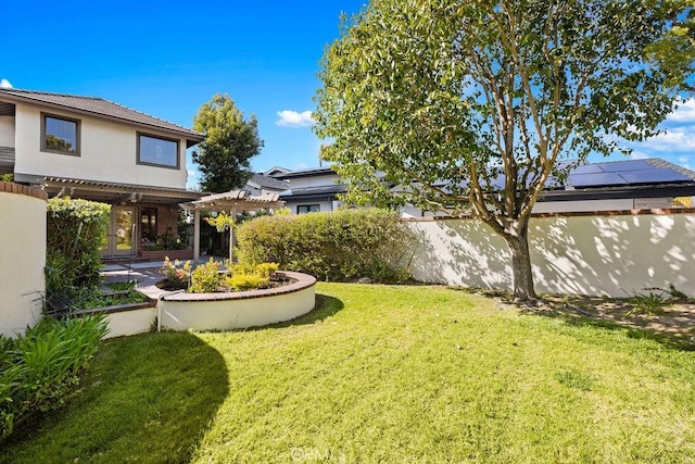 776 Avenida Salvador, San Clemente, CA 92672 - view of yard featuring fence and a pergola