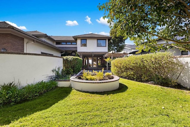 776 Avenida Salvador, San Clemente, CA 92672 - view of front facade with fence, stucco siding, and a front lawn