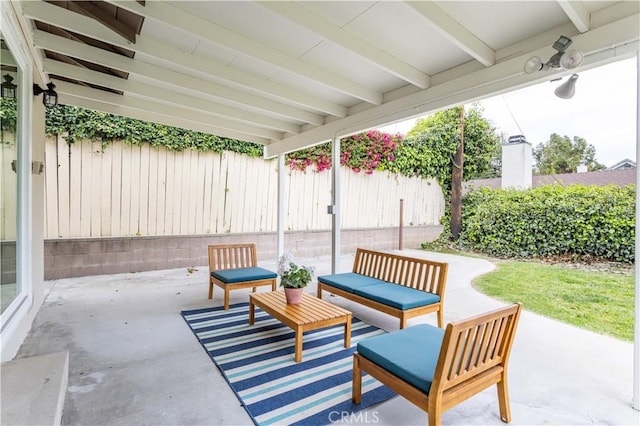 11652 Mclennan Ave, Granada Hills, CA 91344 - view of patio / terrace featuring a fenced backyard