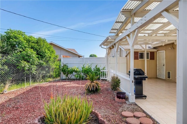 28970 Exmoor Ct, Menifee, CA 92586 - view of yard with fence and a pergola