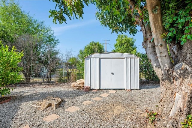 28970 Exmoor Ct, Menifee, CA 92586 - view of shed featuring fence