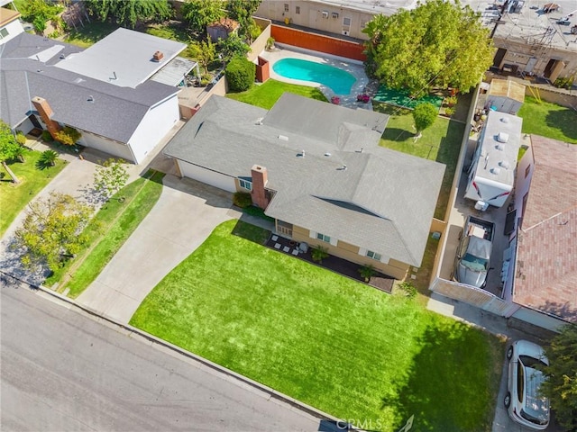 2574 W Heffron Dr, Anaheim, CA 92804 - drone / aerial view