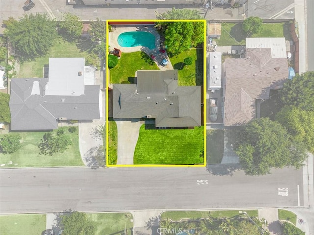 2574 W Heffron Dr, Anaheim, CA 92804 - drone / aerial view
