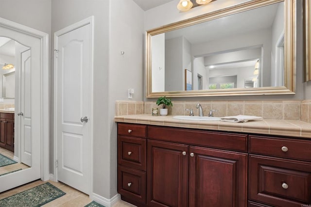 2258 Aventurine Pl, Carlsbad, CA 92009 - bathroom with vanity and tile patterned flooring