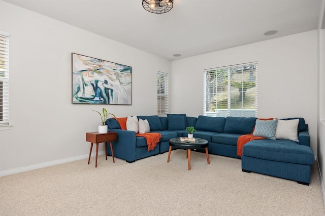 2258 Aventurine Pl, Carlsbad, CA 92009 - living room featuring carpet floors and baseboards