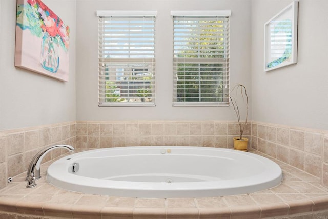 2258 Aventurine Pl, Carlsbad, CA 92009 - full bathroom featuring a garden tub and healthy amount of natural light