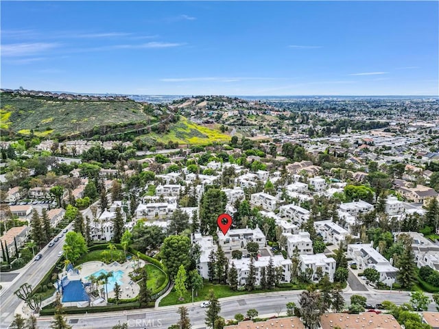 birds eye view of property featuring a residential view