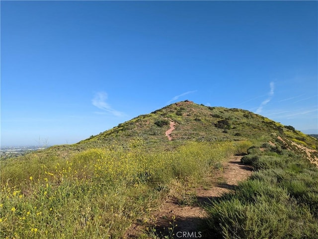 view of mountain feature