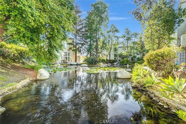 view of water feature
