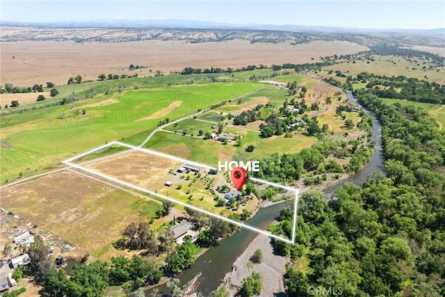 26231 Wilson St, Los Molinos, CA 96055 - bird's eye view featuring a rural view