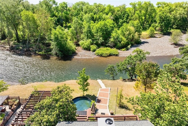 26231 Wilson St, Los Molinos, CA 96055 - birds eye view of property featuring a water view
