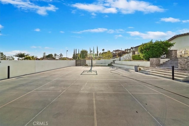 9179 Hidden Farm Rd, Rancho Cucamonga, CA 91737 - exterior space featuring fence and a tennis court