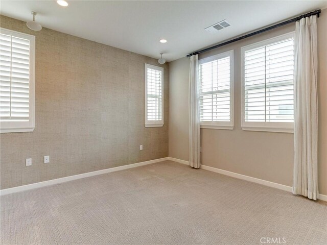 418 Maravilla Ln, Brea, CA 92823 - spare room with baseboards, carpet, and recessed lighting