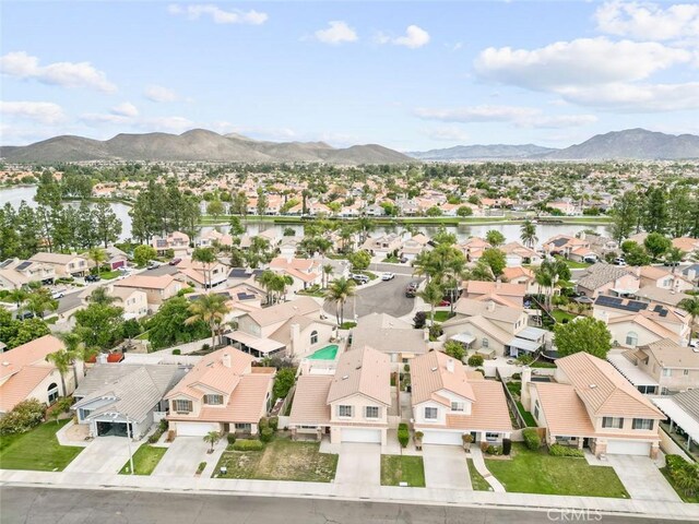 28582 Sand Island Way, Menifee, CA 92584 - birds eye view of property featuring a residential view and a mountain view