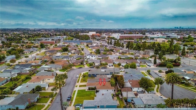 2605 W 163rd St, Torrance, CA 90504 - aerial view of property's location featuring nearby suburban area