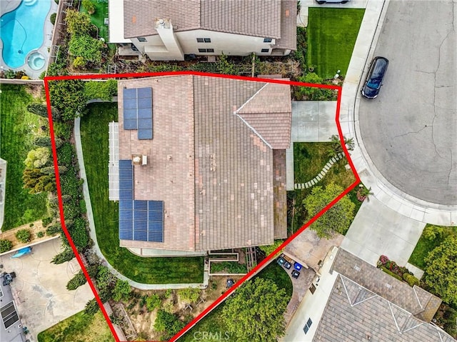 drone / aerial view