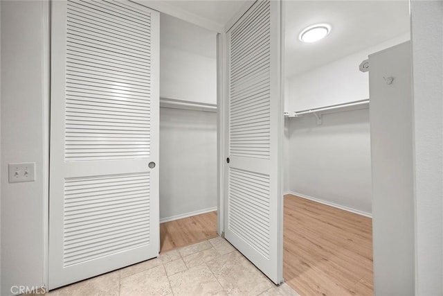 view of closet